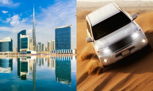 Dubai past and present city tour and desert safari combo